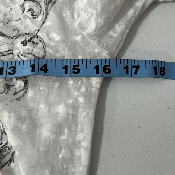 Panhandle Rock Roll T Shirt Womens Small Cowgirl Beaded Hoodie Y2K Gothic Biker - Picture 6 of 13